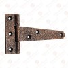 4 Inch Makheloth Antique Cast Iron Heavy Duty Strap T-Hinge with Texture